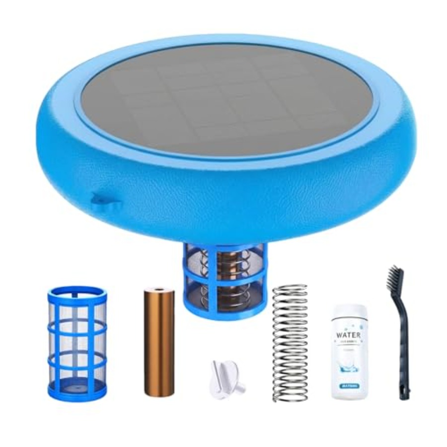 Solar Pool Ionizer Copper Anode - Zonne-zwembadionisator voor bovengrondse en inbouwzwembaden tot