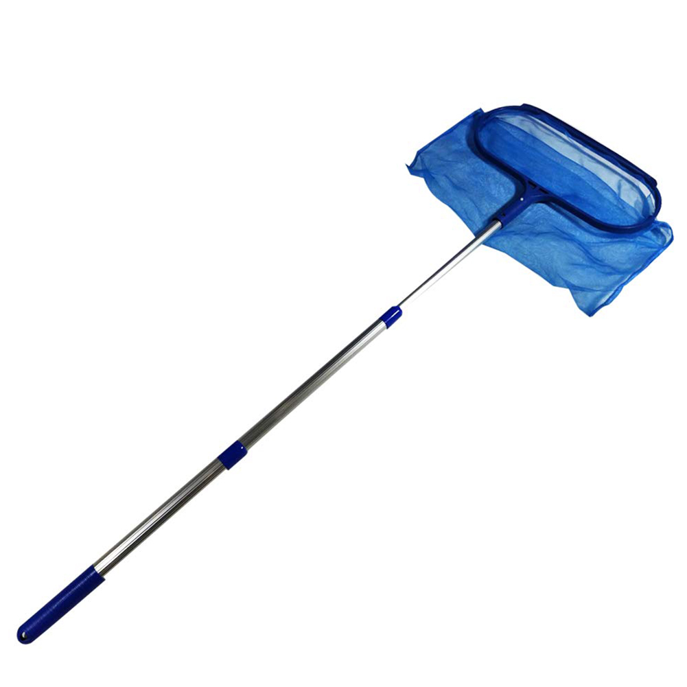 Swimming Pool Skimmer Net Leaf Rake - Zwembadskimmernet met uitschuifbare steel, zwembad- en