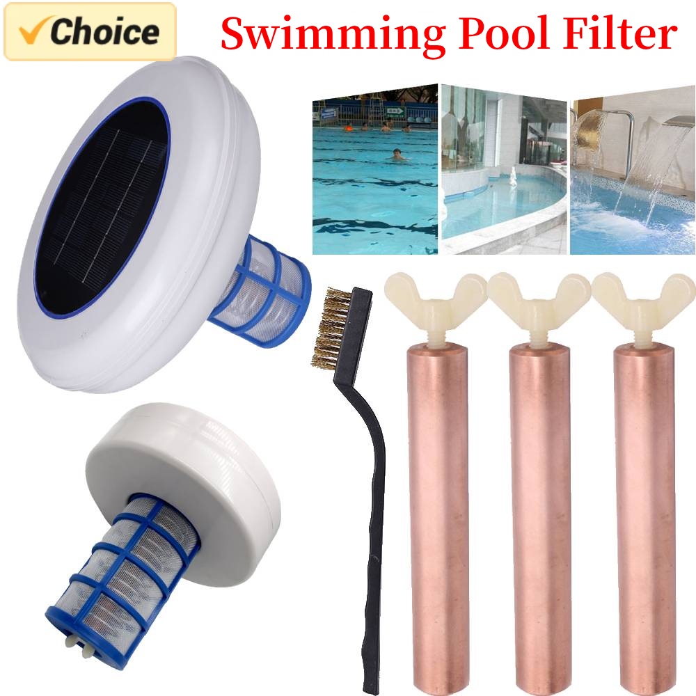 Solar Pool Ionizer Copper Anode - Solar Pool-Ionisator Koper Zilver Ion Zwembad
