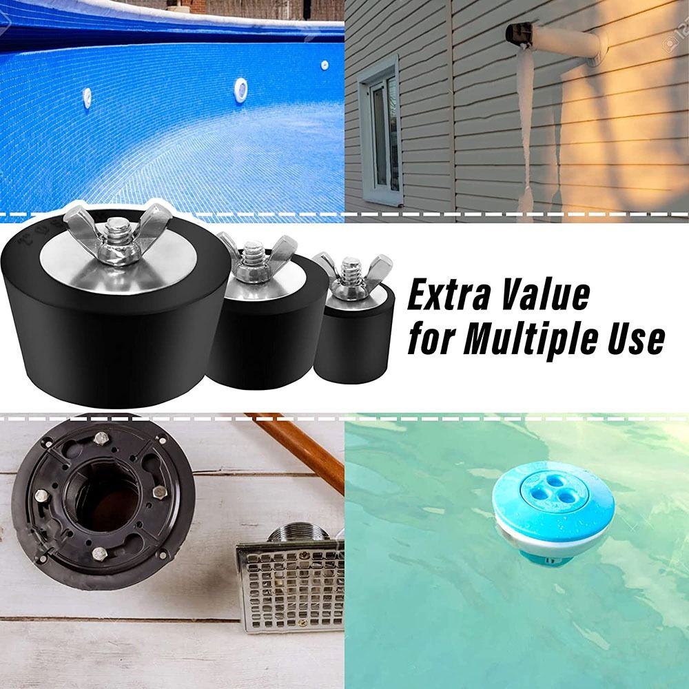 Pool Winterizing Plug Expansion Rubber - Hoge kwaliteit lekdetectie zwembadpluggen, winterplug voor