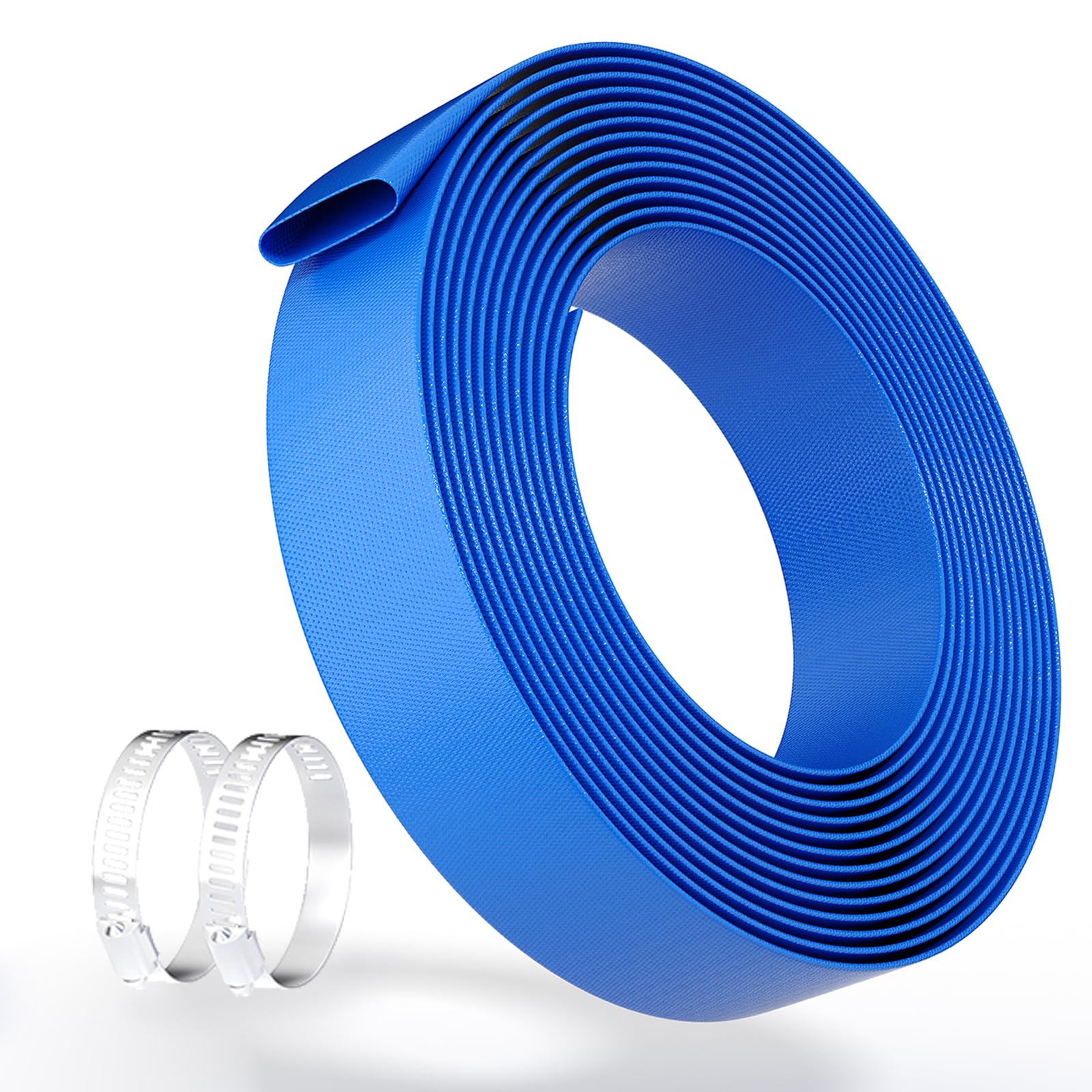 Pool Backwash Hose Heavy Duty 2 Inch - Zwembad terugspoelslang 1,5/2 inch 50/100FT, extra