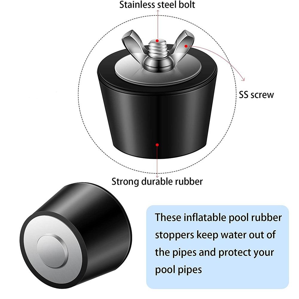 Zwembadfittingen Lekdetectie A - Pool Winterizing Plug Expansion Rubber recensie en prijs