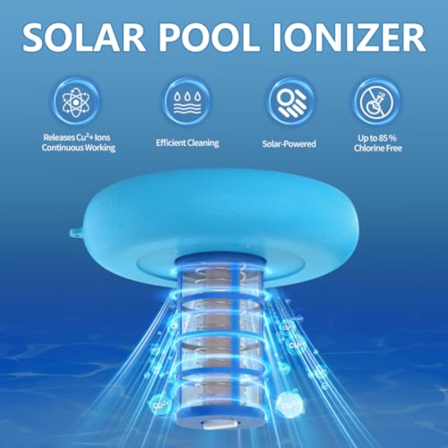 Zonne-zwembadionisator voor bo - Solar Pool Ionizer Copper Anode recensie en prijs