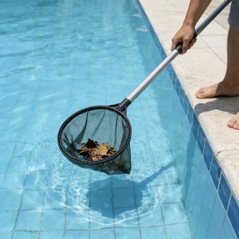 Fijnmazige zak voor het verwij - Swimming Pool Skimmer Net Leaf Rake recensie en prijs