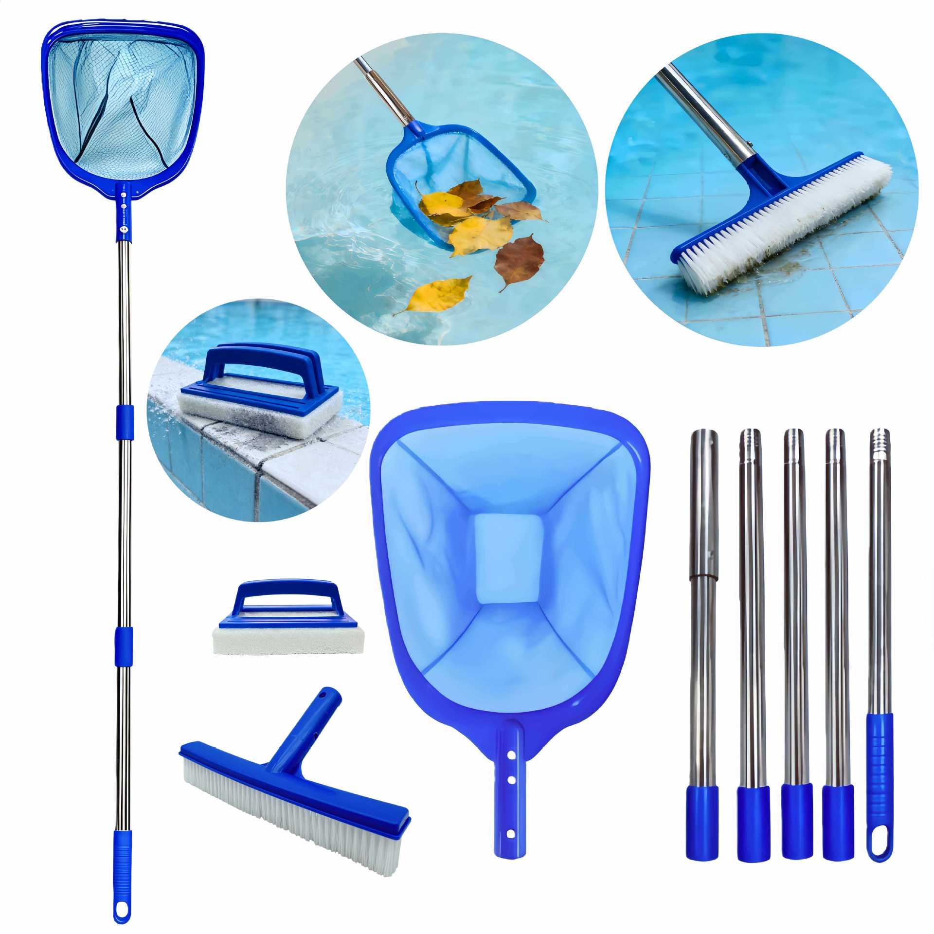 Professionele bladblazer met d - Swimming Pool Skimmer Net Leaf Rake recensie en prijs
