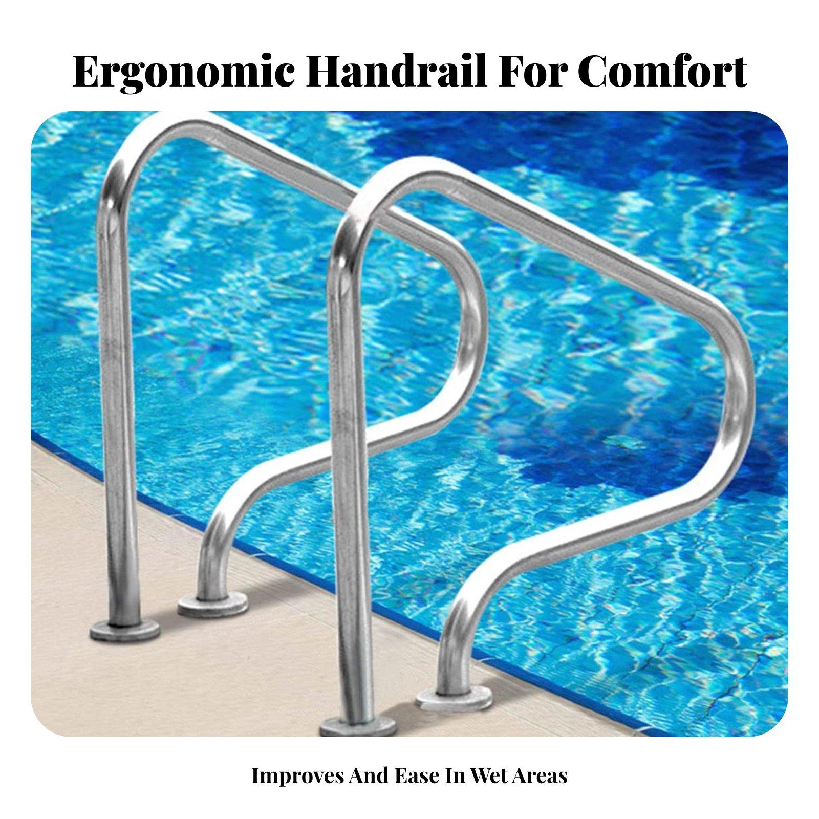 Zwembadleuning van roestvrij s - Swimming Pool Safety Handrail Stainless recensie en prijs