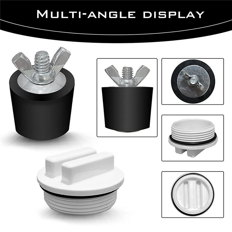 HOES-2 Stuks Zwembad Winterisa - Pool Winterizing Plug Expansion Rubber recensie en prijs