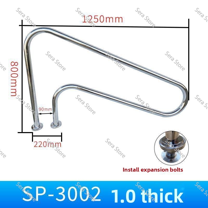 304 roestvrijstalen zwembadhan - Swimming Pool Safety Handrail Stainless recensie en prijs