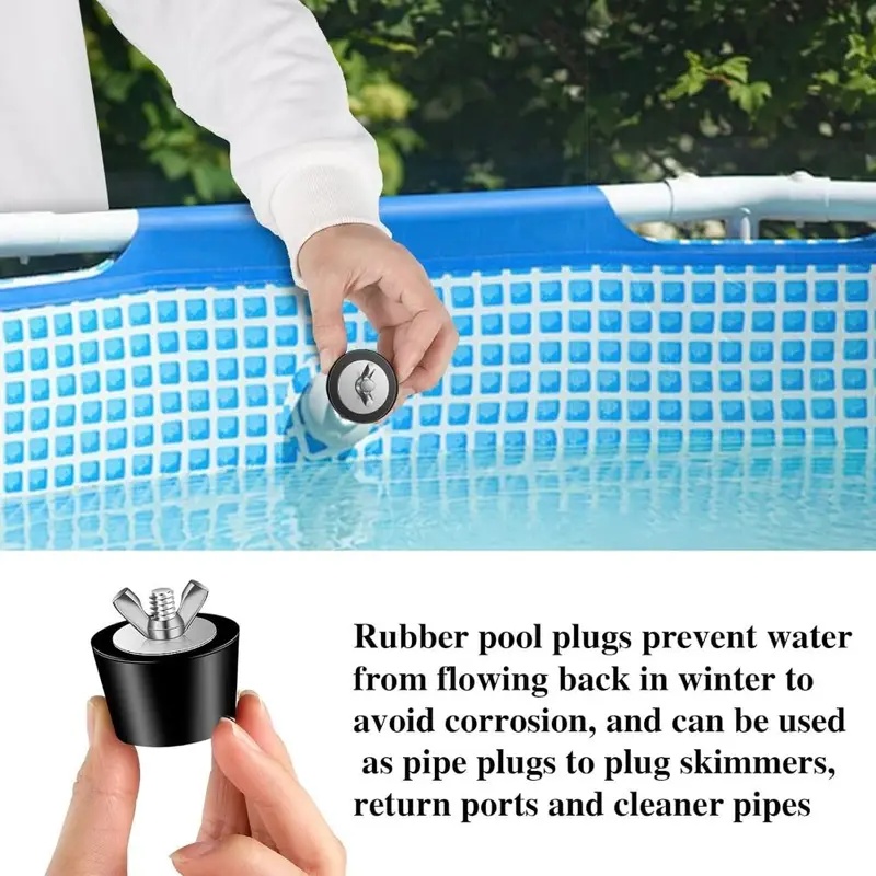 Zwarte expansieplug voor het w - Pool Winterizing Plug Expansion Rubber recensie en prijs
