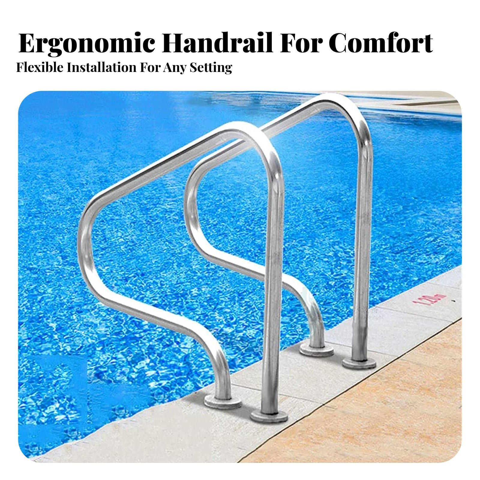 Bovengrondse zwembadleuning va - Swimming Pool Safety Handrail Stainless recensie en prijs