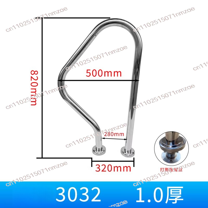 304 roestvrijstalen zwembadhan - Swimming Pool Safety Handrail Stainless recensie en prijs