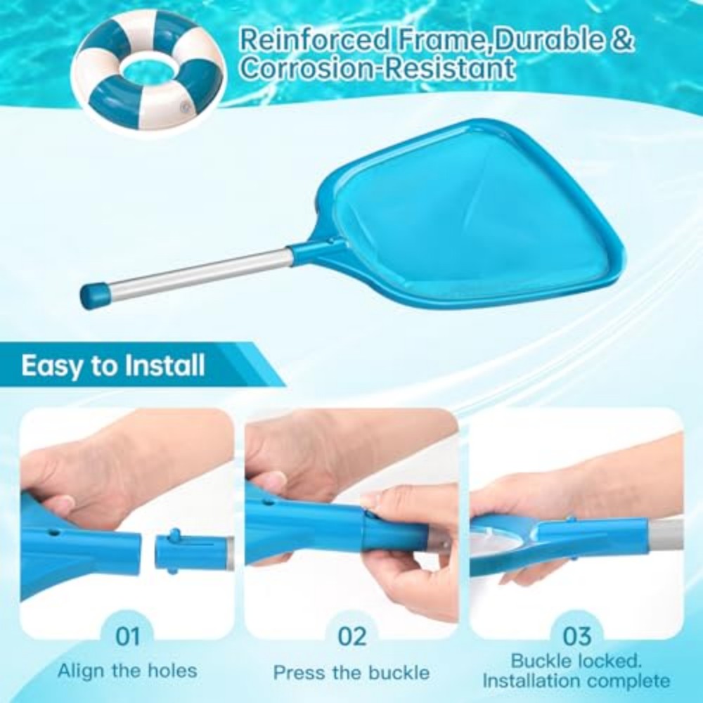 Professioneel zwembadnet met s - Swimming Pool Skimmer Net Leaf Rake recensie en prijs